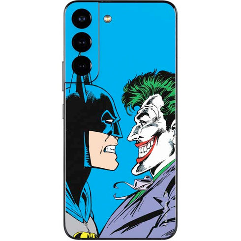DC Comics The Joker vs Batman Vintage art Galaxy S22 Skin